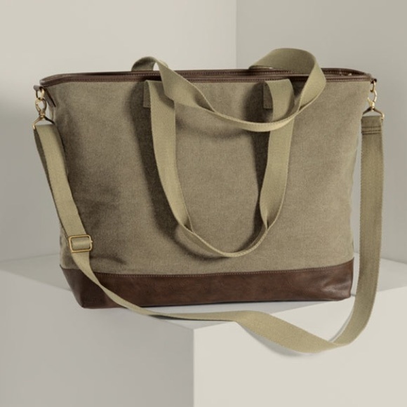 Vintage Olive Takealong Weekender - Picture 1 of 5
